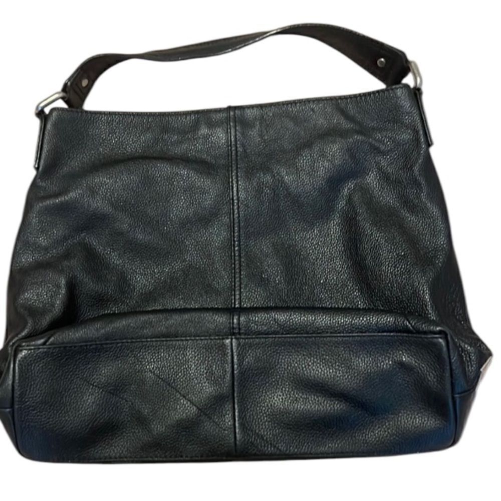 Kooba black leather bag with lots of room EUC